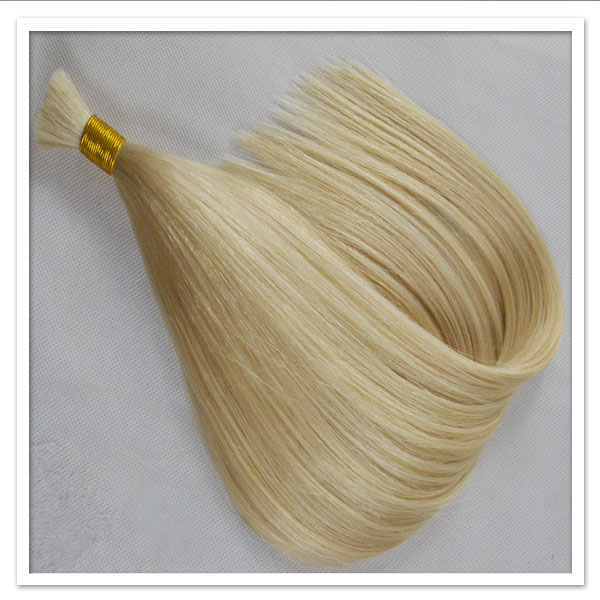 Blonde #613 European bulk hair LJ160